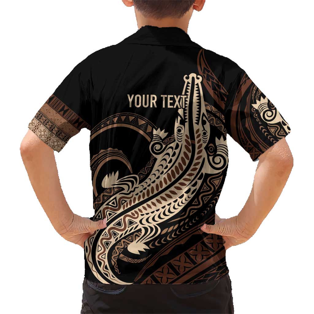 Personalized Solomon Islands Crocodile Hawaiian Shirt Hapi Isles - Independence Anniversary LT7 - Polynesian Pride