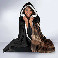 Personalized Solomon Islands Crocodile Hooded Blanket Hapi Isles - Independence Anniversary LT7 - Polynesian Pride