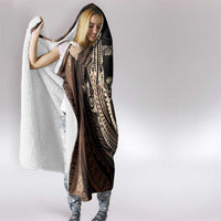 Personalized Solomon Islands Crocodile Hooded Blanket Hapi Isles - Independence Anniversary LT7 - Polynesian Pride