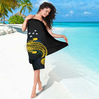 Personalized Solomon Islands Independence Anniversary Sarong Crocodile Mix Tapa LT7 - Polynesian Pride