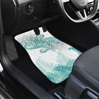 Aotearoa Maori Koru Curves Car Mats Mossy Paua Shell LT7 - Polynesian Pride