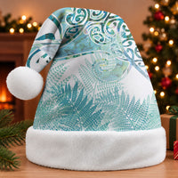 Aotearoa Maori Koru Curves Christmas Santa Hat Mossy Paua Shell