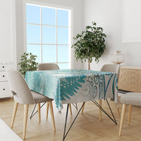Aotearoa Maori Koru Curves Tablecloth Mossy Paua Shell LT7 - Polynesian Pride