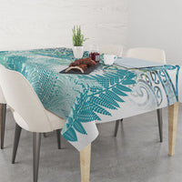 Aotearoa Maori Koru Curves Tablecloth Mossy Paua Shell LT7 - Polynesian Pride