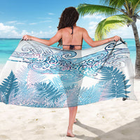 Aotearoa Maori Koru Curves Sarong Aqua Paua Shell LT7 - Polynesian Pride