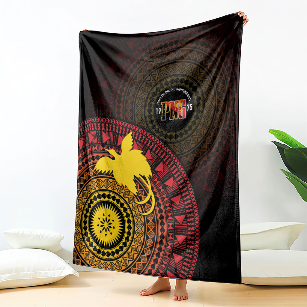 Papua New Guinea Independence Blanket Tapa Circle LT7 - Polynesian Pride
