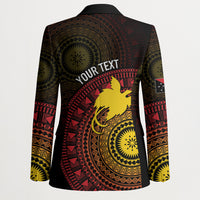 Papua New Guinea Independence Personalized Blazer Tapa Circle LT7 - Polynesian Pride