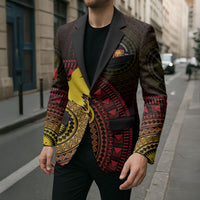 Papua New Guinea Independence Personalized Blazer Tapa Circle LT7 - Polynesian Pride