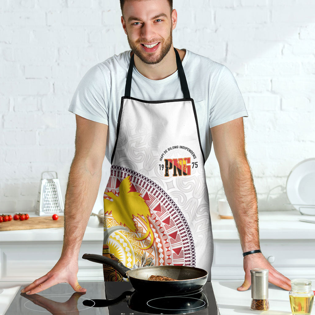 Hapi De Bilong Indipendens Papua New Guinea Apron PNG Lime Pot LT7 - Polynesian Pride