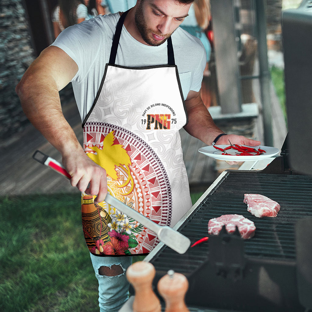 Hapi De Bilong Indipendens Papua New Guinea Apron PNG Lime Pot LT7 - Polynesian Pride