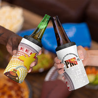 Hapi De Bilong Indipendens Papua New Guinea 4 in 1 Can Cooler Tumbler PNG Lime Pot LT7 - Polynesian Pride