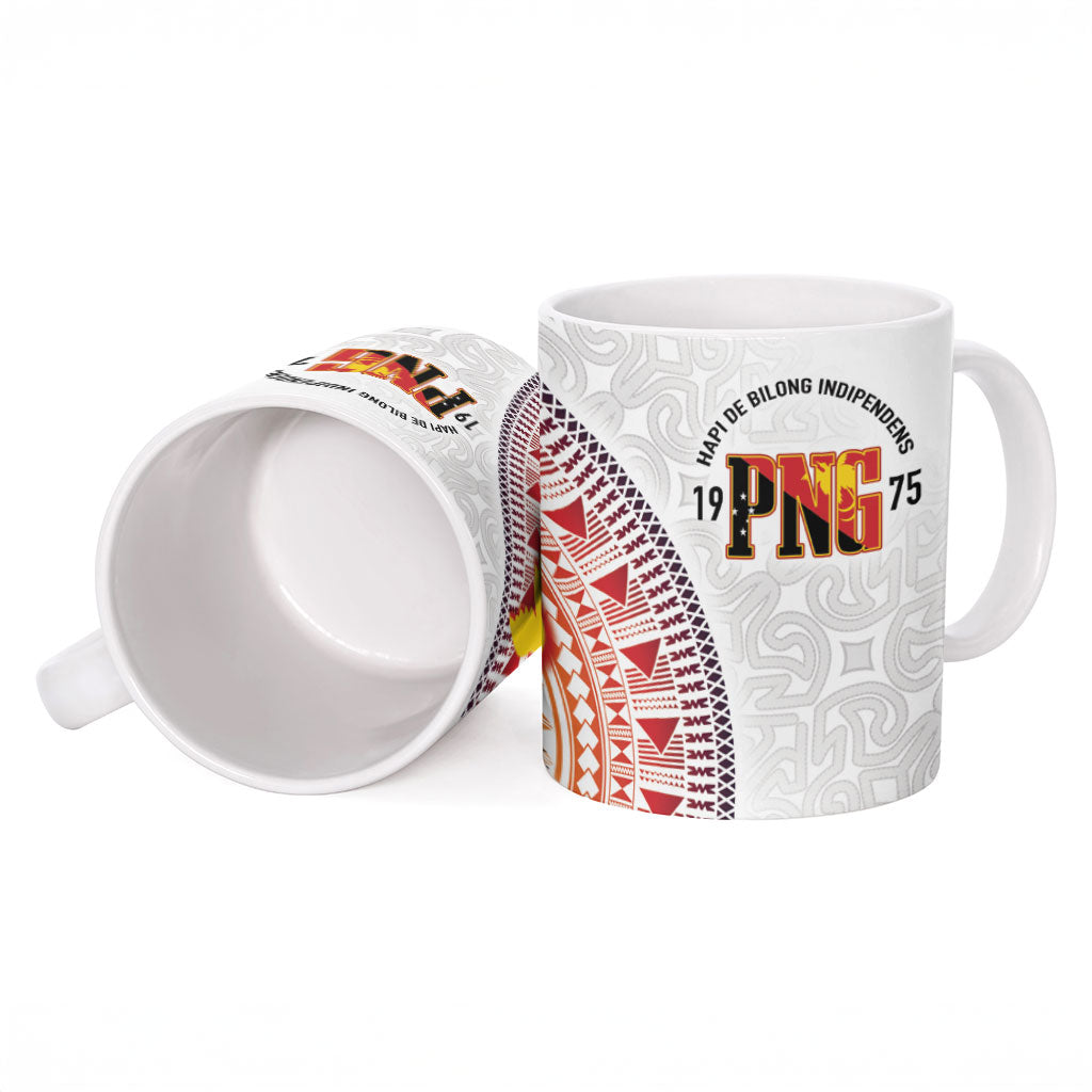 Hapi De Bilong Indipendens Papua New Guinea Ceramic Mug PNG Lime Pot LT7 - Polynesian Pride