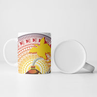 Hapi De Bilong Indipendens Papua New Guinea Ceramic Mug PNG Lime Pot LT7 - Polynesian Pride