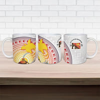 Hapi De Bilong Indipendens Papua New Guinea Ceramic Mug PNG Lime Pot LT7 - Polynesian Pride