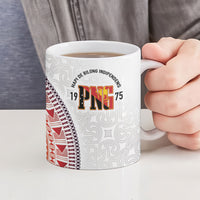 Hapi De Bilong Indipendens Papua New Guinea Ceramic Mug PNG Lime Pot LT7 - Polynesian Pride