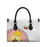 Hapi De Bilong Indipendens Papua New Guinea Leather Bag PNG Lime Pot LT7 - Polynesian Pride