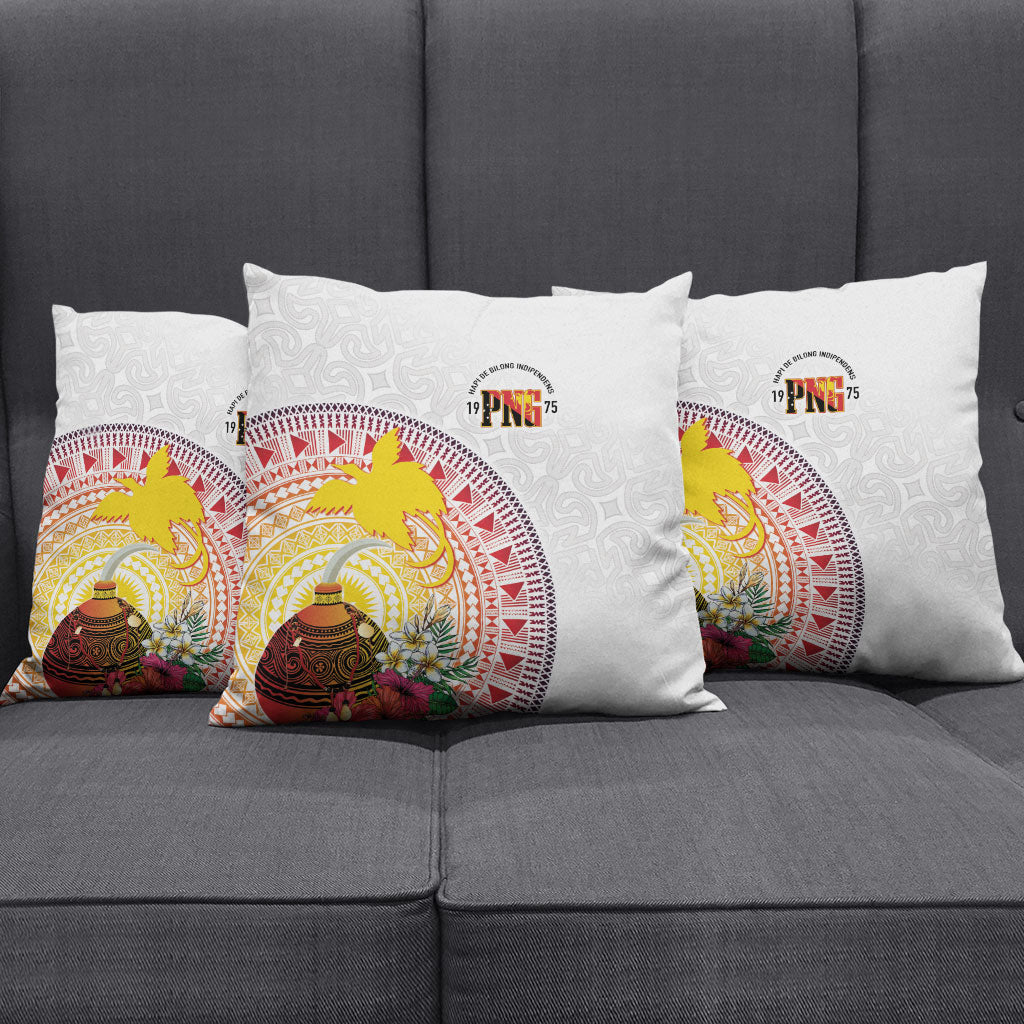 Hapi De Bilong Indipendens Papua New Guinea Pillow Cover PNG Lime Pot LT7 - Polynesian Pride