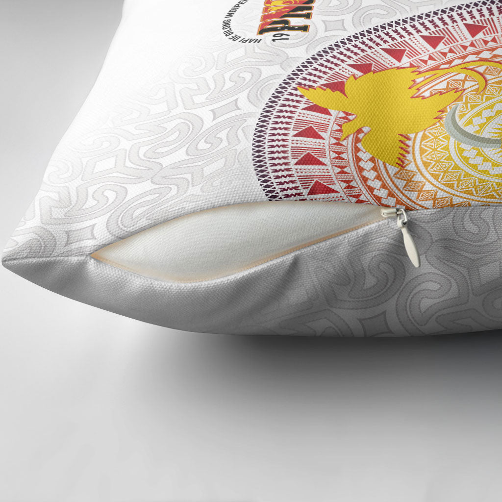 Hapi De Bilong Indipendens Papua New Guinea Pillow Cover PNG Lime Pot LT7 - Polynesian Pride