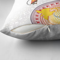 Hapi De Bilong Indipendens Papua New Guinea Pillow Cover PNG Lime Pot LT7 - Polynesian Pride