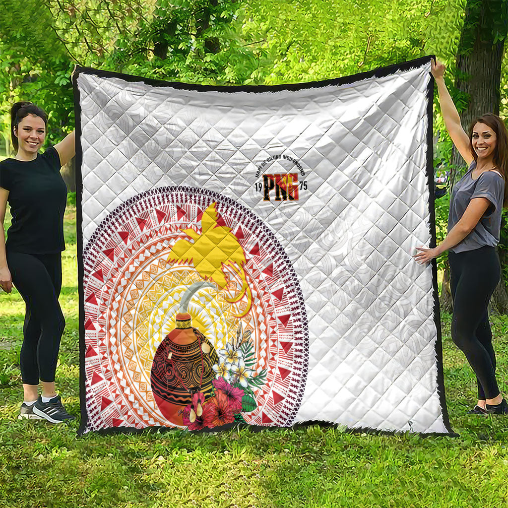 Hapi De Bilong Indipendens Papua New Guinea Quilt PNG Lime Pot LT7 - Polynesian Pride
