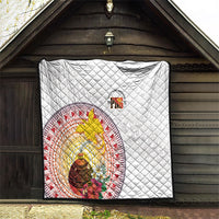 Hapi De Bilong Indipendens Papua New Guinea Quilt PNG Lime Pot LT7 - Polynesian Pride