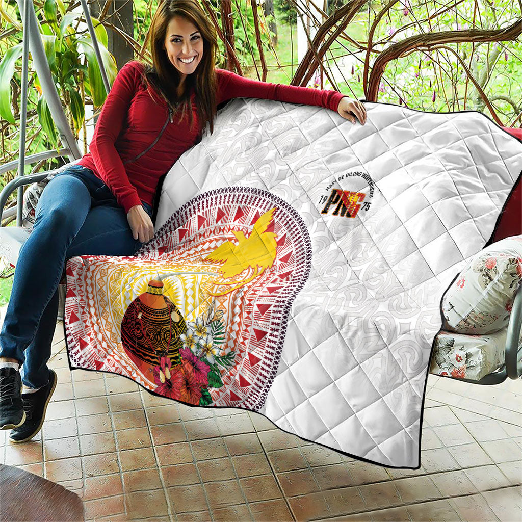 Hapi De Bilong Indipendens Papua New Guinea Quilt PNG Lime Pot LT7 - Polynesian Pride