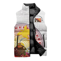 Hapi De Bilong Indipendens Papua New Guinea Sleeveless Puffer Jacket PNG Lime Pot LT7 - Polynesian Pride