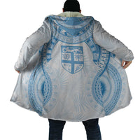 Bula Fiji Day 55th Anniversary Masi Tapa Cloak Emerald Jubilee - Turquoise LT7 - Polynesian Pride