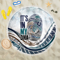 Pasifika It's In My DNA Beach Blanket Islands Pride LT7 One Size 150cm White - Polynesian Pride