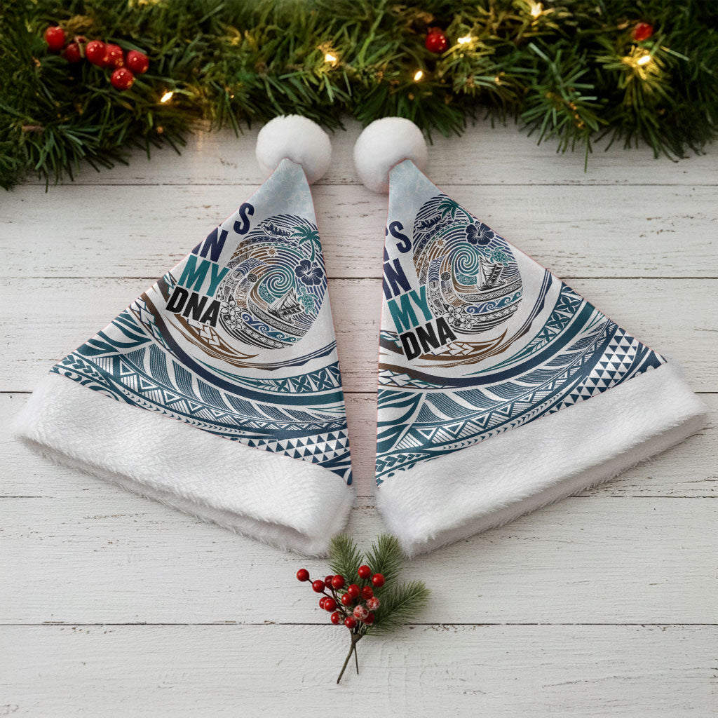 Pasifika It's In My DNA Christmas Santa Hat Islands Pride LT7 - Polynesian Pride