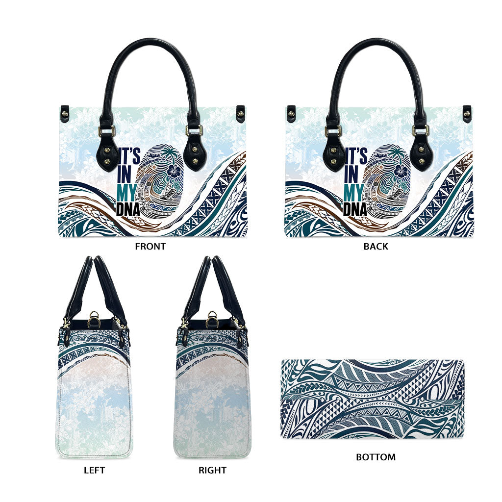 Pasifika It's In My DNA Leather Bag Islands Pride LT7 - Polynesian Pride
