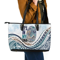 Pasifika It's In My DNA Leather Tote Bag Islands Pride LT7 - Polynesian Pride