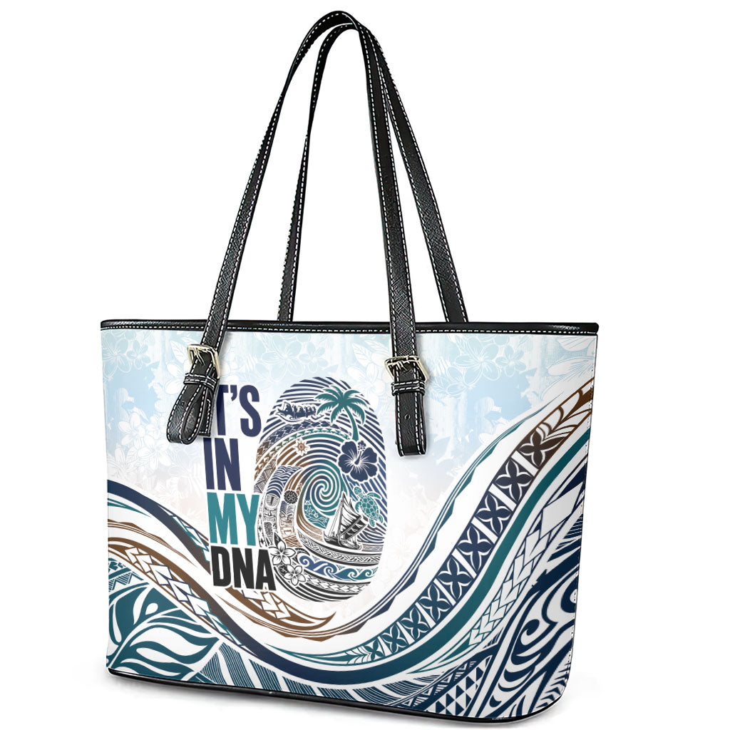 Pasifika It's In My DNA Leather Tote Bag Islands Pride LT7 - Polynesian Pride