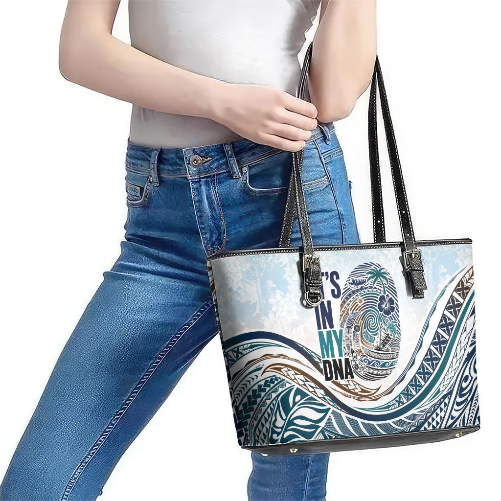 Pasifika It's In My DNA Leather Tote Bag Islands Pride LT7 - Polynesian Pride