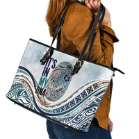 Pasifika It's In My DNA Leather Tote Bag Islands Pride LT7 - Polynesian Pride
