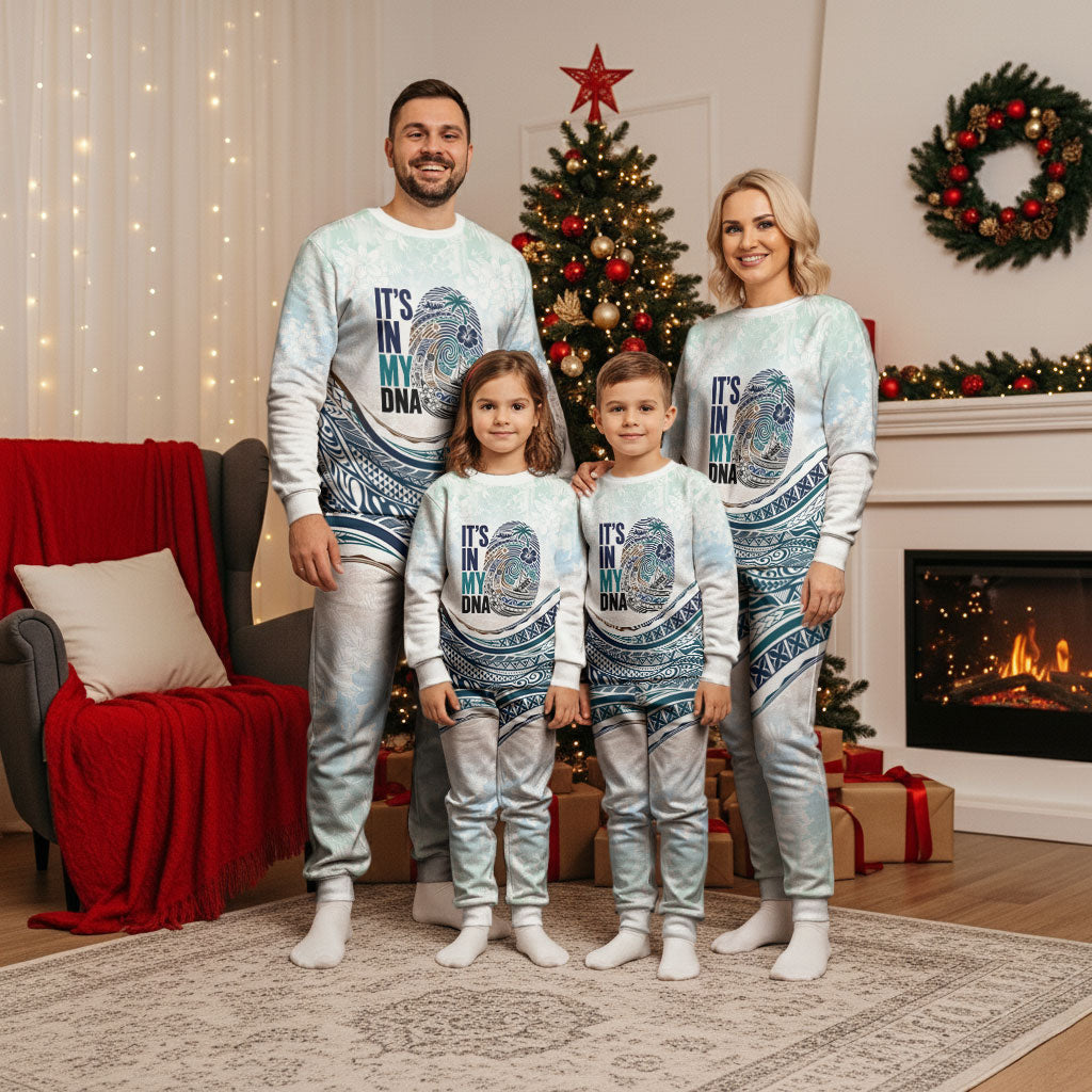 Pasifika It's In My DNA Christmas Pajama Set Islands Pride LT7 - Polynesian Pride