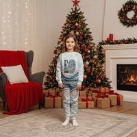 Pasifika It's In My DNA Christmas Pajama Set Islands Pride LT7 Kid White - Polynesian Pride