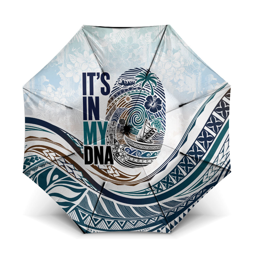 Pasifika It's In My DNA Umbrella Islands Pride LT7 One Size Folded 11.42 inch Opened Diameter 37.4 inch White - Polynesian Pride