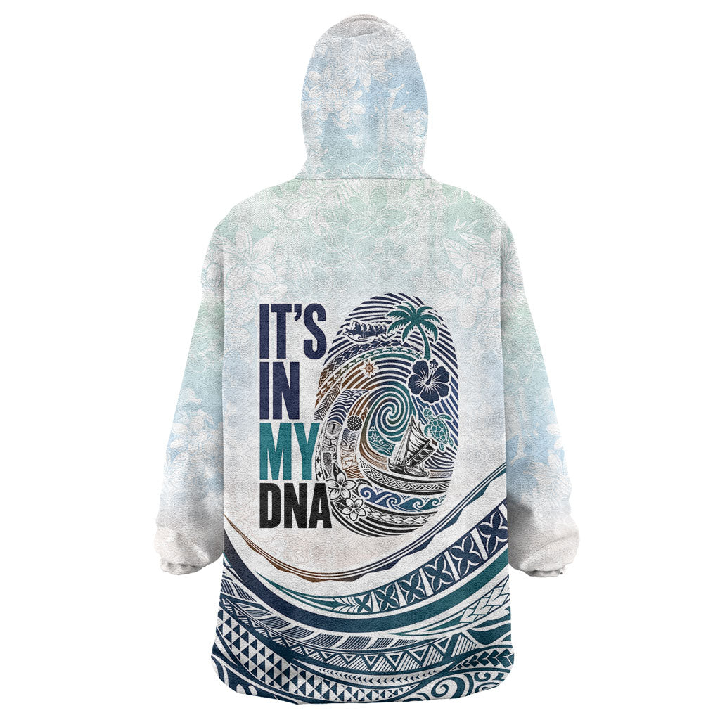 Pasifika It's In My DNA Wearable Blanket Hoodie Islands Pride LT7 - Polynesian Pride
