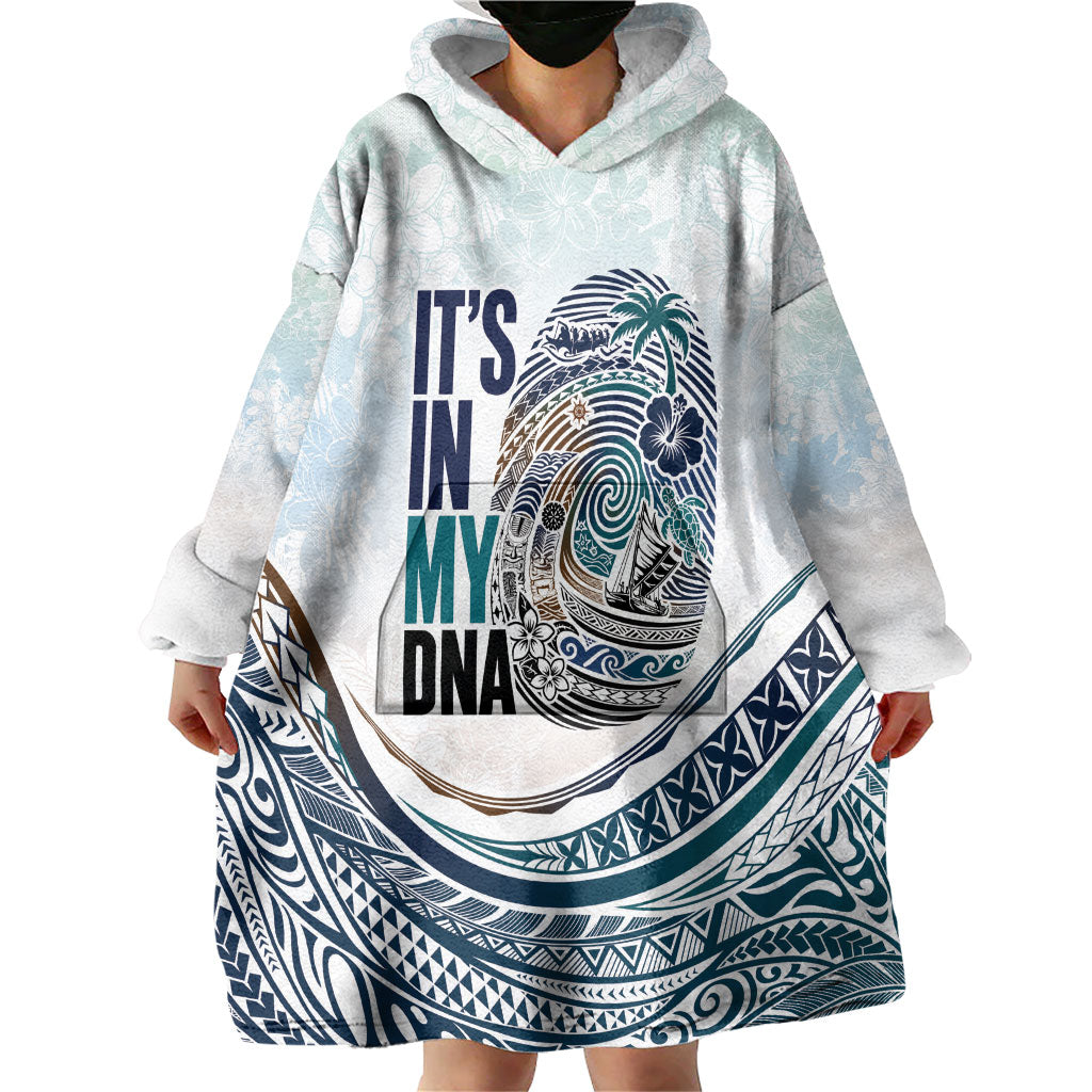 Pasifika It's In My DNA Wearable Blanket Hoodie Islands Pride LT7 - Polynesian Pride