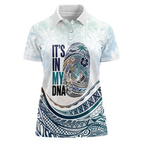 Pasifika It's In My DNA Women Polo Shirt Islands Pride LT7 Female White - Polynesian Pride