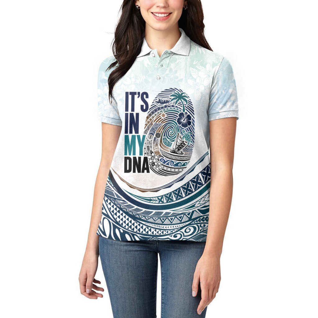 Pasifika It's In My DNA Women Polo Shirt Islands Pride LT7 - Polynesian Pride