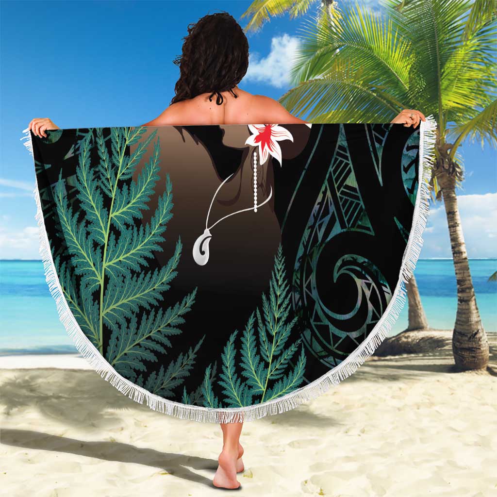 Maori Hongi Valentine Beach Blanket Aroha Ahau Ki A Koe LT7 - Polynesian Pride