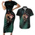 Maori Hongi Valentine Couples Matching Short Sleeve Bodycon Dress and Hawaiian Shirt Aroha Ahau Ki A Koe