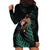 Maori Hongi Valentine Hoodie Dress Aroha Ahau Ki A Koe