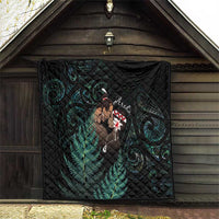 Maori Hongi Valentine Quilt Aroha Ahau Ki A Koe LT7 - Polynesian Pride