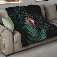 Maori Hongi Valentine Quilt Aroha Ahau Ki A Koe LT7 - Polynesian Pride