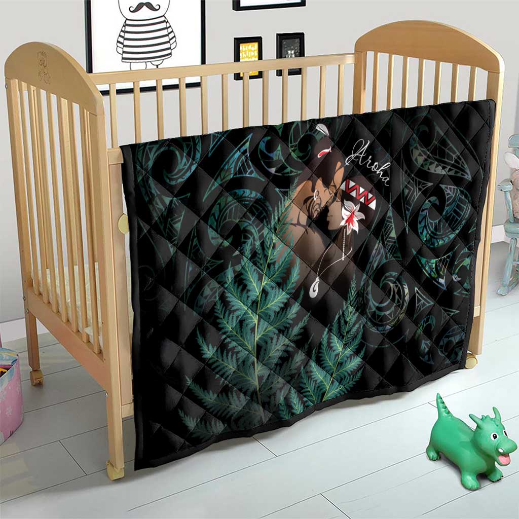 Maori Hongi Valentine Quilt Aroha Ahau Ki A Koe LT7 - Polynesian Pride