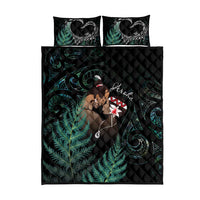 Maori Hongi Valentine Quilt Bed Set Aroha Ahau Ki A Koe LT7 - Polynesian Pride