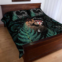 Maori Hongi Valentine Quilt Bed Set Aroha Ahau Ki A Koe LT7 - Polynesian Pride